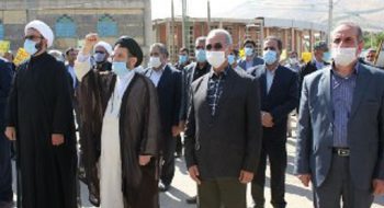 حضور نماینده ولی فقیه در استان لرستان در تجمع مردم انقلابی شهرستان خرم آباد