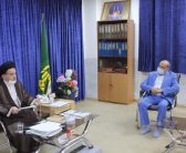 دیدار دکتر دلشاد مدیر عامل موسسه خیریه محکم و دکتر طاهری رئیس هیأت امنای خیریه محکم با نماینده ولی فقیه در استان لرستان