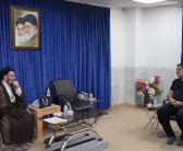 دیدار مربی تیم فوتبال خیبر خرم آباد با نماینده ولی فقیه در استان لرستان و امام جمعه خرم آباد