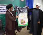 از پوستر مسابقه کتابخانی خطبه ماندگار توسط حجت الاسلام والمسلمین دکترسید احمدرضا شاهرخی نماینده ولی فقیه در استان لرستان و امام جمعه خرم آباد رونمایی شد.