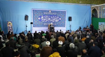سومین شب از سلسه جلسات سخنرانی ویژه ماه مبارک رمضان ، با سخنرانی خطیب توانمند استاد حجة الاسلام والمسلمین مهدی دانشمند و با حضور نماینده ولی فقیه در استان لرستان و امام جمعه خرم آباد در مصلی الغدیر خرم آباد برگزاری شد