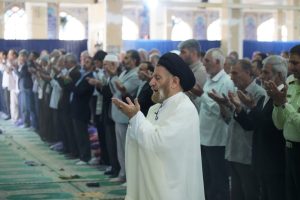 نماز عید قربان به امامت نماینده ولی فقیه در استان لرستان  و امام جمعه خرم آباد  حجت الاسلام والمسلمین سید احمد رضا شاهرخی در مصلی الغدیر شهرستان خرم آباد برگزار شد .1404/03/16