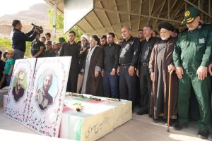 آیین باشکوه تشییع پیکر پاک شهدای وطن پاسداران دلاور، سید حسین موسوی و علی بازگیر، که در جریان پاکسازیِ مواد منفجره به‌جامانده از تهاجم رژیم صهیونیستی در خرم‌آباد، به درجه رفیع شهادت نائل شدند، با حضور نماینده ولی فقیه در استان لرستان و امام جمعه خرم آباد برگزار گردید.