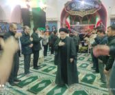  به مناسبت شهادت امام خامنه ای (ره) نماینده ولی‌فقیه در استان لرستان و امام جمعه خرم‌آباد در اجتماع هیئت عزادران درب دلاکان حضور یافت.