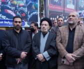 اجتماع مردمی بانوان قهرمان لرستانی و بیعت با سومین رهبر معظم انقلاب اسلامی و حمایت از رزمندگان در شهرستان خرم آباد با حضور نماینده ولی فقیه در استان لرستان و امام جمعه خرم آباد