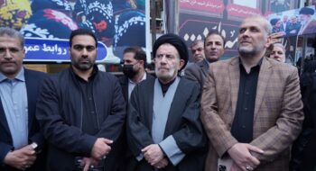 اجتماع مردمی بانوان قهرمان لرستانی و بیعت با سومین رهبر معظم انقلاب اسلامی و حمایت از رزمندگان در شهرستان خرم آباد با حضور نماینده ولی فقیه در استان لرستان و امام جمعه خرم آباد
