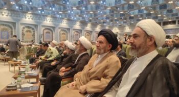 سی و سومین اجلاس سراسری نماز با قرائت پیام حضرت آیت‌الله امام سید مجتبی خامنه‌ای رهبر معظم انقلاب با حضور رییس شورای سیاست‌گذاری ائمه جمعه کشور  و نماینده ولی فقیه در استان لرستان و امام جمعه خرم آباد در تالار قدس حرم مطهر رضوی برگزار گردید.