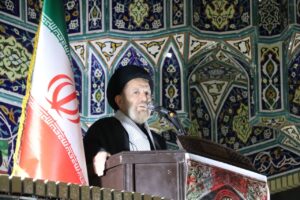 نماز جمعه به امامت نماینده ولی فقیه در لرستان و امام جمعه خرم آباد حضرت حجت‌الاسلام والمسلمین سید احمد رضا شاهرخی در مصلی الغدیر شهرستان خرم آباد برگزار شد .1405/08/08